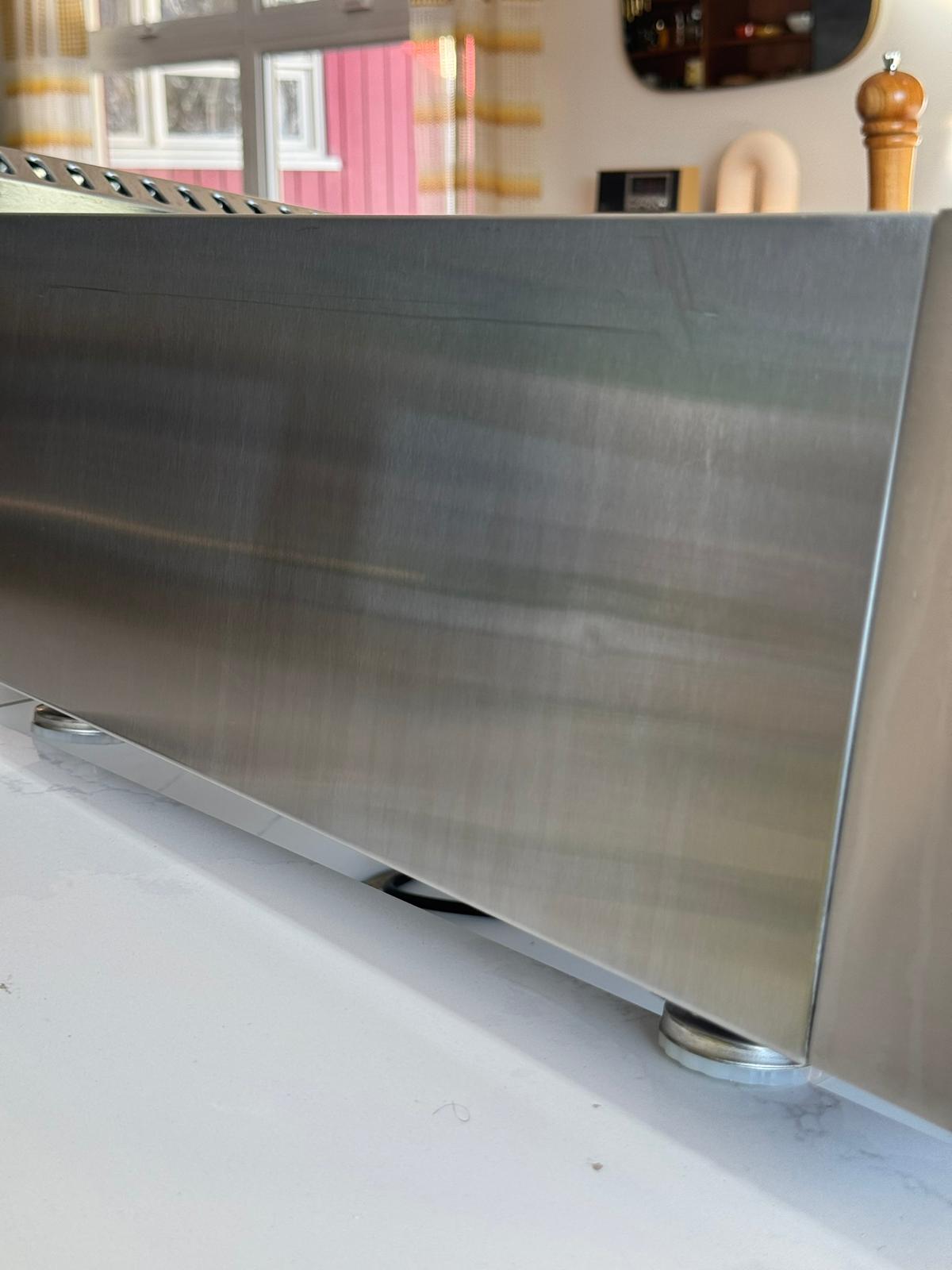 Acier inoxydable après nettoyage